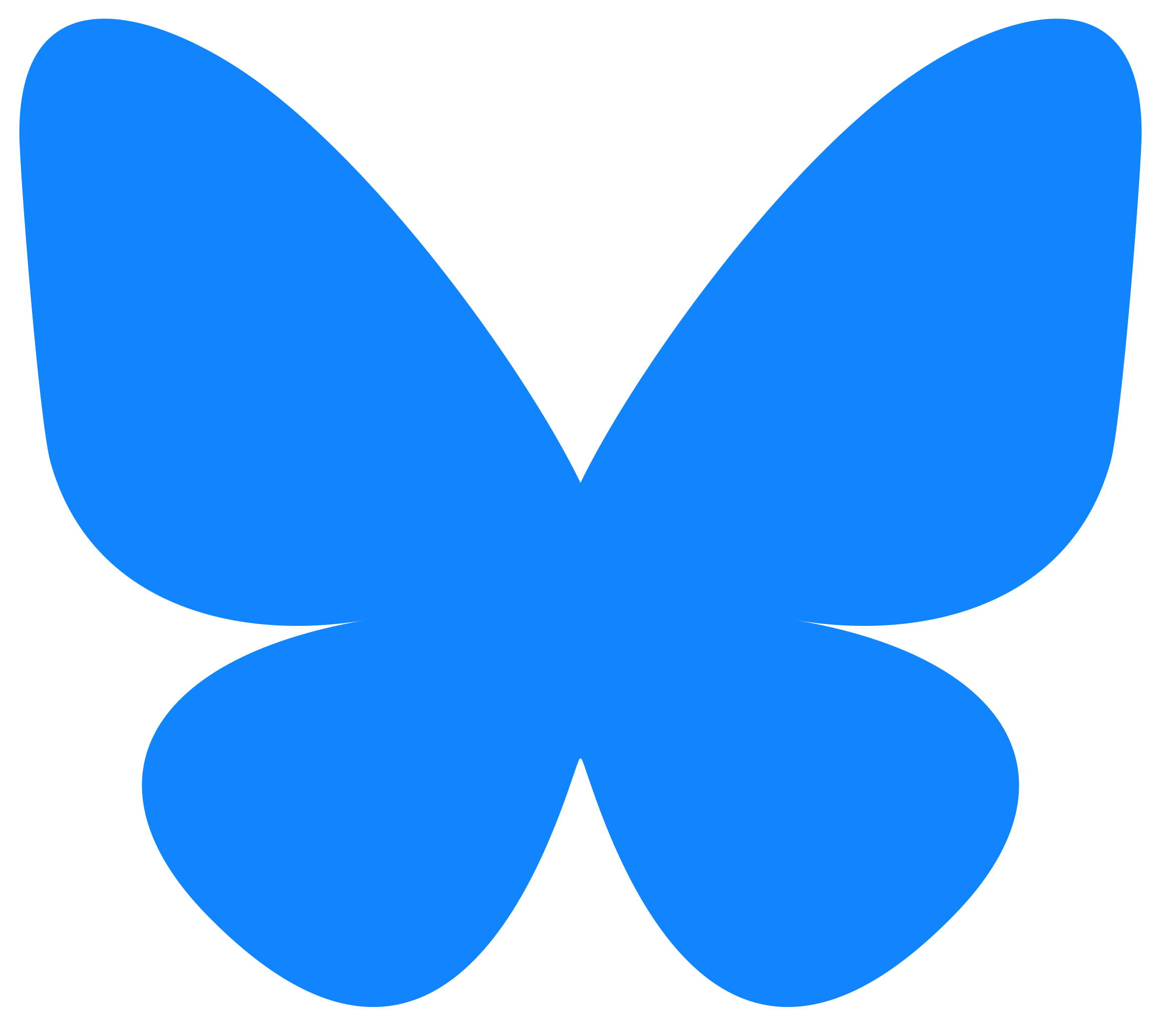 Borboleta azul, logo do Bluesky